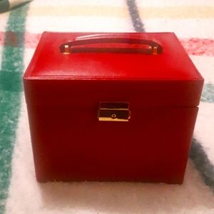 JEWELLERY BOX - VINTAGE LEATHER & VELVET